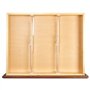 mDesign séparateur tiroir réglable en plastique (lot de 8) – organisateur de tiroir pratique pour l'armoire ou la commode – amén