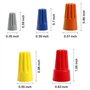 Connecteurs de Fils électriques 180PCS Bornes à vis kit de Connecteur Easy Twist On Avec écrous à sertir à Ressort Jeu d'assembl