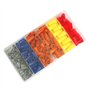 Connecteurs de Fils électriques 180PCS Bornes à vis kit de Connecteur Easy Twist On Avec écrous à sertir à Ressort Jeu d'assembl