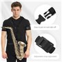 Rosenice - Harnais réglable pour saxophone alto/ténor/baryton - Noir