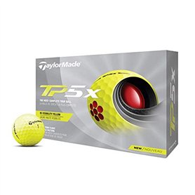 Taylormade TP5 Balles de Golf Jaune