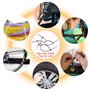 700 Pièces Collier de Serrage Plastique, Rilsan Noir Assortiment Serflex 100/150/200/250/300mm x 3,6mm, Serre Cable Ties Nylon, 