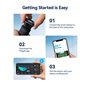 PHIGOLF Smart Home Golf Simulator - Swing Stick Trainer & Analyzer - Jeu de Golf Portable avec Les Applications et Le Software W