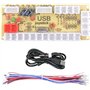 owootecc Zero Delay Encoder Arcade Game DIY Parts Kit Pour PC, Raspberry Pi 4/3 / 2/1 Model B avec RetroPie, Arcade MAME JAMMA G