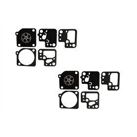 Lot de 2 joints de carburateur et diaphragme pour taille-haie Zama GND-108 pour Zama C1T-S195 Stihl HS46 HS56