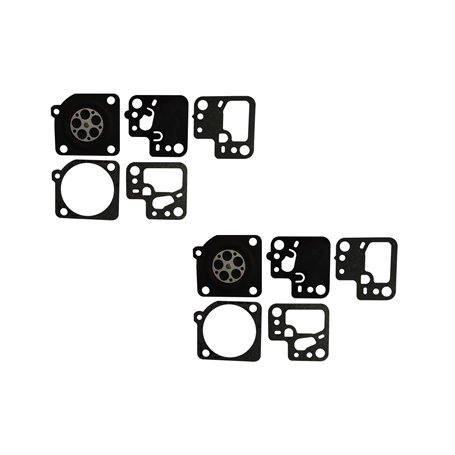 Lot de 2 joints de carburateur et diaphragme pour taille-haie Zama GND-108 pour Zama C1T-S195 Stihl HS46 HS56