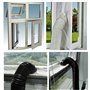 Queta Tissu de Calfeutrage Joint de Fenêtre pour Système de Climatiseur Mobile et Sèche-Linge 400CM AirLock Convient à Toutes Le