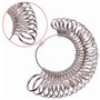 Chantwon Bague Taille Bague Jauge Bague Bague Bague Bague Epaisseur Set appareil de mesure pour le diamètre