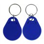 LIBO UID modifiable Balises RFID Inscriptible programmables Porte-clés 13.56 MHz ISO14443A Badges contrôle d'accès Couleur Bleu