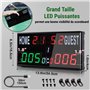 PELLOR Tableau d'affichage Scoreboard LED Télécommande Compteur De Point Electronique pour Basketball Baseball Sport Intérieur E