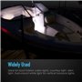 TCTAuto Livewell Lot de 4 lumières LED marines pour bateau, éclairage extérieur intérieur sous-marin pour réservoir d'appâts sou