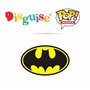Jakks Pacific Masque Harley Quinn Batman Funko Pop Style Accessoire de Déguisement taille unique et tout âge Noir