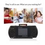 Gugutogo PVP 3000 Console de Jeux 6S en 89 Jeux Portable de 2,8 Pouces LCD Joueur Handheld du Jeu Noir Noir
