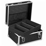 SONGMICS Mallette de Maquillage, Boîte à cosmétique verrouillable, Organisateur de Voyage, pour coiffeurs, maquilleurs, avec Pla