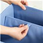 SONGMICS Boîte à jouets, lot de 3, Coffre de rangement pour enfants, Organisateur pliable avec poignées, pour salle de jeux, 30 
