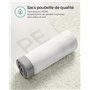 SONGMICS Sacs Poubelles Résistants, Sacs Poubelles à Liens Coulissants pour Poubelles de Cuisine 50L, Pré-séparés, Code du Sac 0