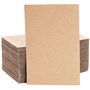 Lot de 50 feuilles de carton ondulé plat de 15