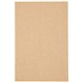 Lot de 50 feuilles de carton ondulé plat de 15,2 x 22,9 cm pour emballage, expédition, envoi postal (2 mm d'épaisseur)