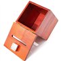 Boîte à Suggestions en Bois avec Serrure et Poche, Boîte à Bulletins, 50 Cartes de Suggestions et 1 Stylo Inclus, marron