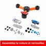 Mattel Games Jeu L’As de l’Assemblage avec Voitures Hot Wheels à Assembler, 1 à 3 Joueurs, Jeu pour Toute la Famille, Dès 5 Ans,