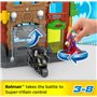 Fisher-Price Imaginext DC Super Friends Batman, ensemble de jeu Crime Alley avec figurines et accessoires pour enfants d'âge pré