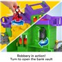 Fisher-Price Imaginext DC Super Friends Batman, ensemble de jeu Crime Alley avec figurines et accessoires pour enfants d'âge pré