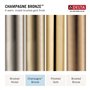 Delta Faucet Velum 14 Series Ensemble de robinet de douche doré à fonction unique, kit de garniture de valve, poignée de douche,