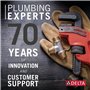 Delta Faucet Velum 14 Series Ensemble de robinet de douche doré à fonction unique, kit de garniture de valve, poignée de douche,