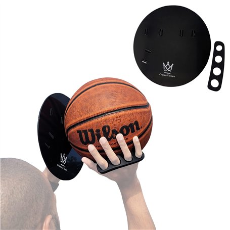Crown x Starr Accessoire d’entraînement au Lancer de Basket-Ball pour droitier Élimine Les interférences de la Main Passive avec