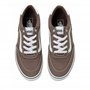 Vans Mixte enfant Brooklyn Ls Basket, Canvas Deep Taupe, 38 EU