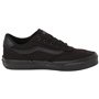 Vans Mixte Enfant Brooklyn Ls Basket, Toile Noire, 2.5/3 UK