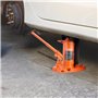 VEVOR Cric à Patte 5 T à la Patte, Cric Hyraulique pour Machines Capacité de Levage 10 T en Haut, Hauteur de la Patte 20-173 mm,