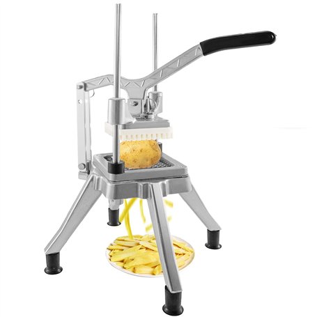 VEVOR Coupe Légumes Multifonctionnel de 1/4 Pouce Coupe-Frites Coupe Légumes en Cubes Utilisé pour Couper des légumes et des Fru