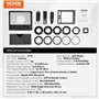 VEVOR Téléprompteur 10" Alliage d'Aluminium avec Spectroscope Réglable, Télécommande, pour Youtube, Twitch, Zoom, Prend en Charg
