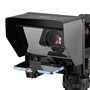 VEVOR Téléprompteur 10" Alliage d'Aluminium avec Spectroscope Réglable, Télécommande, pour Youtube, Twitch, Zoom, Prend en Charg