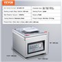 VEVOR Machine à emballer sous vide à chambre 320 W machine d'emballage sous vide taille compacte 320 mm dans la cuisine domestiq