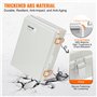 VEVOR Boîte de jonction électrique, 300x200x180 mm boîtier électrique plastique ABS couvercle à charnière, loquet en acier inoxy