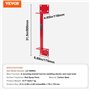 VEVOR Poteau de support de palan électrique, capacité de charge 1000 kg, cadre de palan en acier au carbone, poteau de levage po