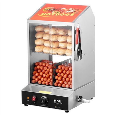 VEVOR Cuiseur à vapeur Hot-Dogs
