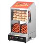 VEVOR Cuiseur à vapeur Hot-Dogs, 37L, machine à vapeur Hot-Dogs à 2 niveaux, température 30° à 85°, chauffe-petits pains électri