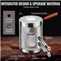 VEVOR Four de Fusion à Gaz 12kg 1482℃ Four à Propane Fonderie 2 Fonction Fusion et Forgeage Kit de Four de Fusion de Métal Creus