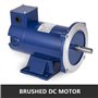 VEVOR Moteur CC 1/2 HP Moteur à aimant permanent Vitesse nominale 1750 tr/min Moteur électrique 90 V Boîtier bleu Facile à insta