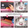 VEVOR Machine à Barbe à Papa Professionnelle 1000W Appareil à Barbe à Papa Commercial 6 PCs/min Grand Bol en Inox Alimentaire Te
