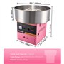 VEVOR Machine à Barbe à Papa Professionnelle 1000W Appareil à Barbe à Papa Commercial 6 PCs/min Grand Bol en Inox Alimentaire Te