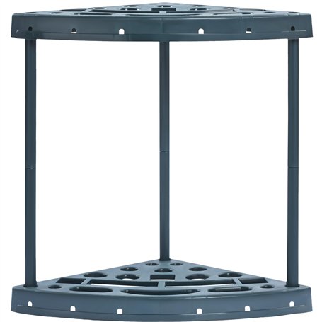 VEVOR Support Range Outils de Jardin 19 Emplacements Porte-outils de Garage en PP pour Rangement