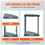 VEVOR Support Range Outils de Jardin 19 Emplacements Porte-outils de Garage en PP pour Rangement, Organisation, Stockage des Coi