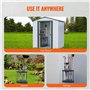 VEVOR Support Range Outils de Jardin 19 Emplacements Porte-outils de Garage en PP pour Rangement, Organisation, Stockage des Coi