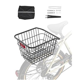 VEVOR Panier Arrière de Vélo Fil Métallique