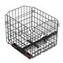 VEVOR Panier Arrière de Scooter de Mobilité Métallique Pliable Robuste, 450 x 450 x 390 mm, Capacité de Charge 15 kg, Fonctionne