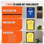 VEVOR Présentoir pour Maillot de Sport, 610x812x40 mm, boîte à Ombre verrouillable de Jersey, Protection UV 98% en Verre PC, cin